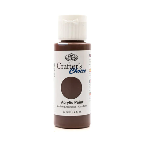 Farba akrylowa R&L Crafter's Choice 59ml, Brązowa/Raw Umber